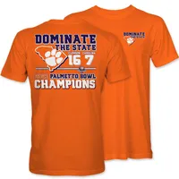 2023 Palmetto Bowl Champions Clemson Dominate Short Sleeve T-Shirt