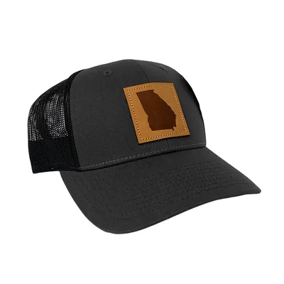 Leather Patch GA Split Trucker