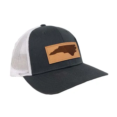 Leather Patch NC Split Trucker