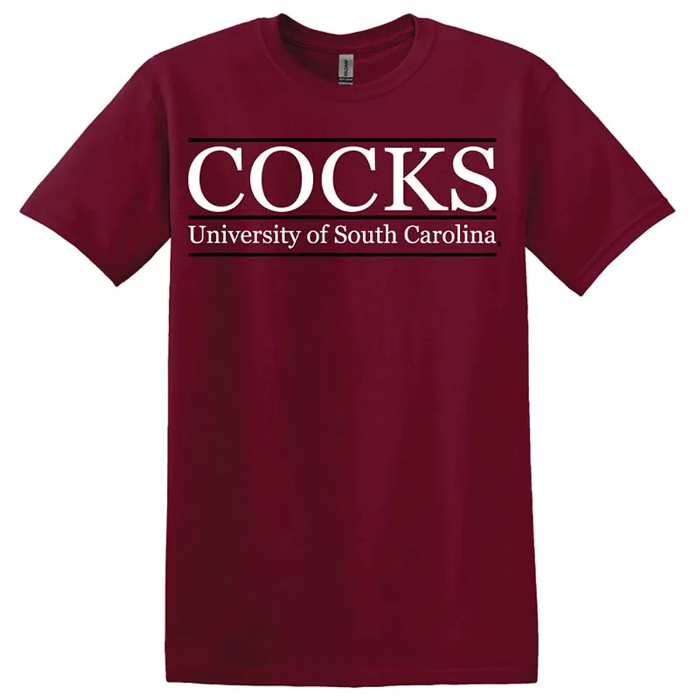 Cocks White and Black Short Sleeve T-Shirt