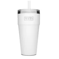 White Rambler 26oz. Stackable Tumbler with Straw Lid