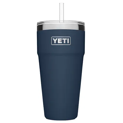 Navy Rambler 26oz Stackable Tumbler with Straw Lid