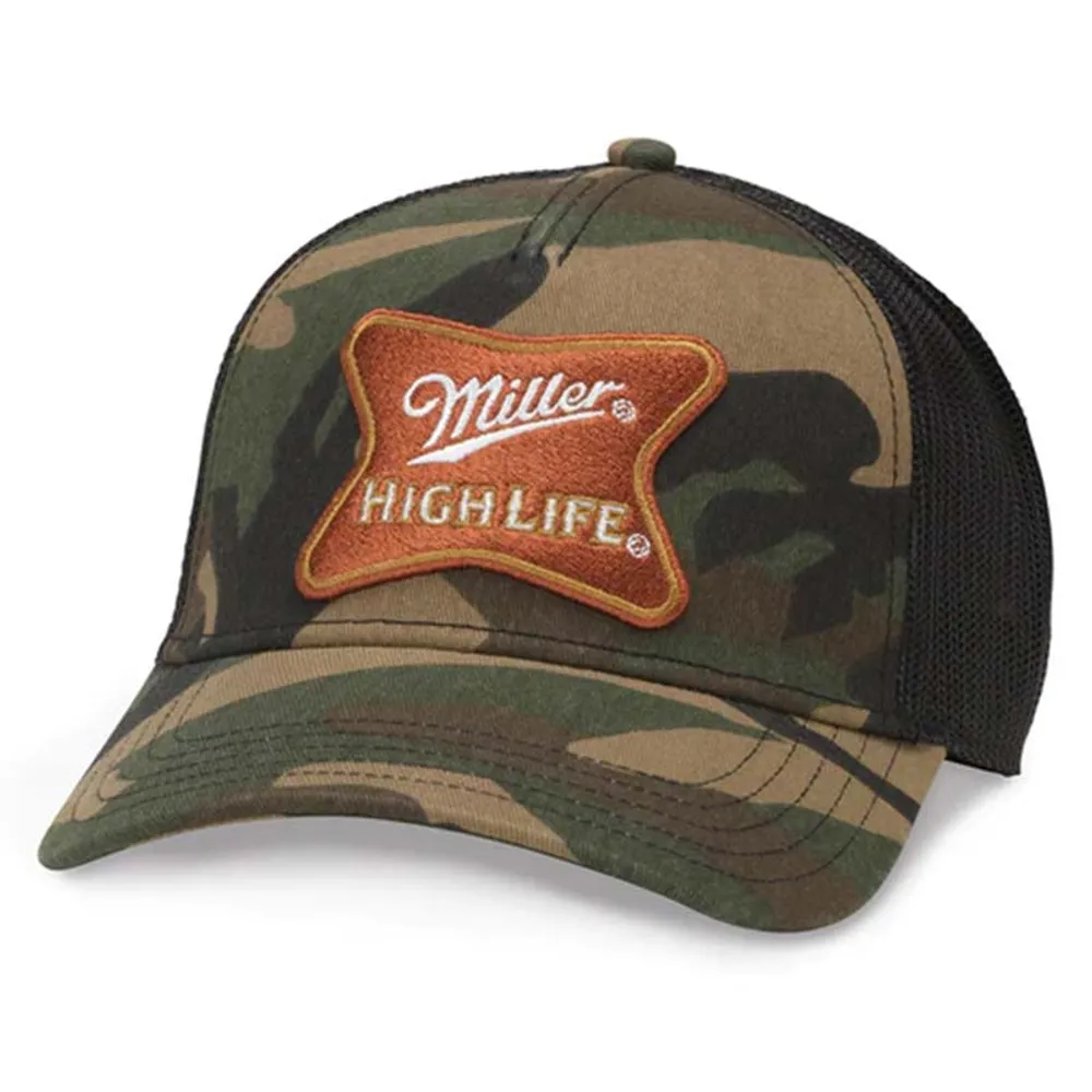 High Life Camo Trucker