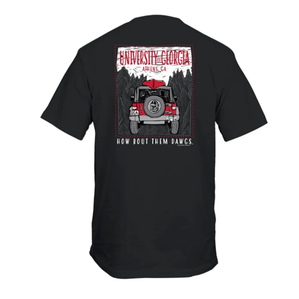 UGA Jeep Short Sleeve T-Shirt