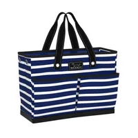 The BJ Bag in Nantucket Navy Stripe