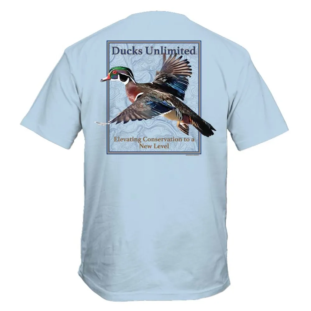 Duck Topo Map Short Sleeve T-Shirt