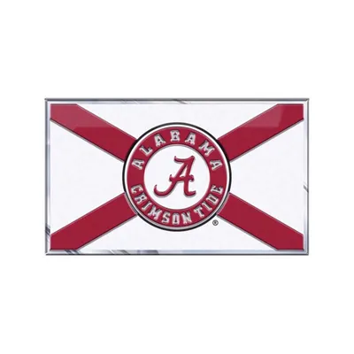 Alabama Embossed State Flag Emblem