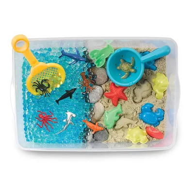 Ocean and Sand Sensory Bin