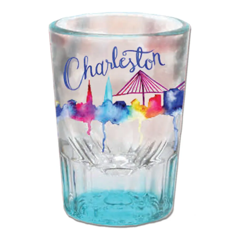 Watercolor Shot Glass