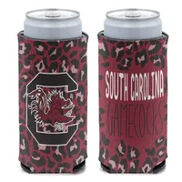 USC Gamecocks Leopard Slim Can Cooler