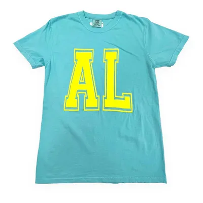 Alabama Puff Neon Yellow Short Sleeve T-Shirt