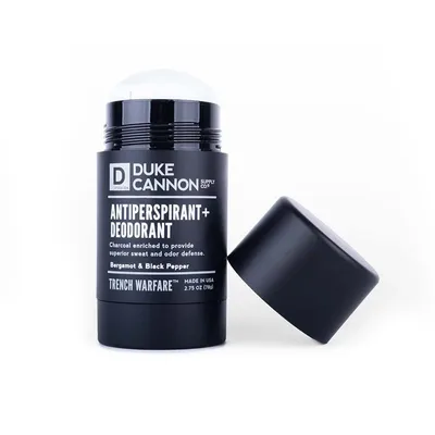 Trench Warfare Antiperspirant and Deodorant in Bergamot and Black Pepper