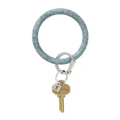 Blue Frost Silicone Keyring