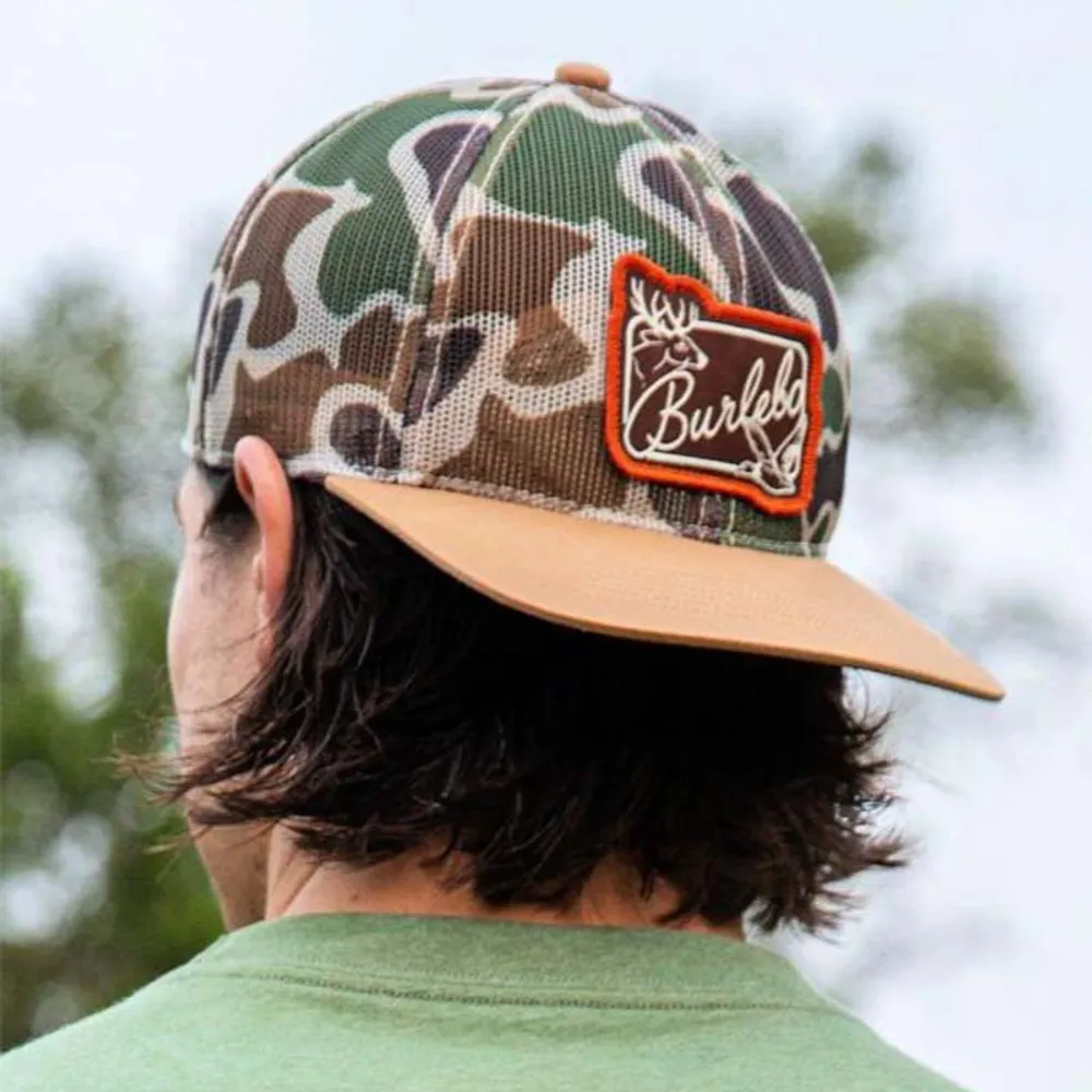 Full Camo Mesh Patch Logo Hat