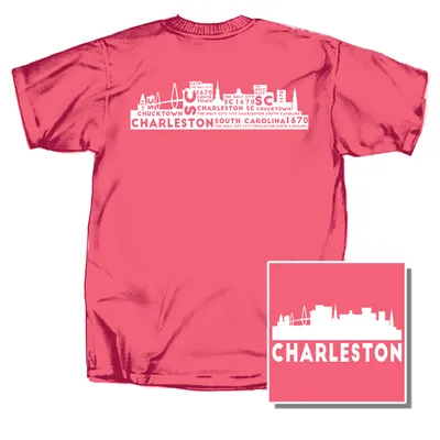 Charleston Word Cloud Short Sleeve T-Shirt