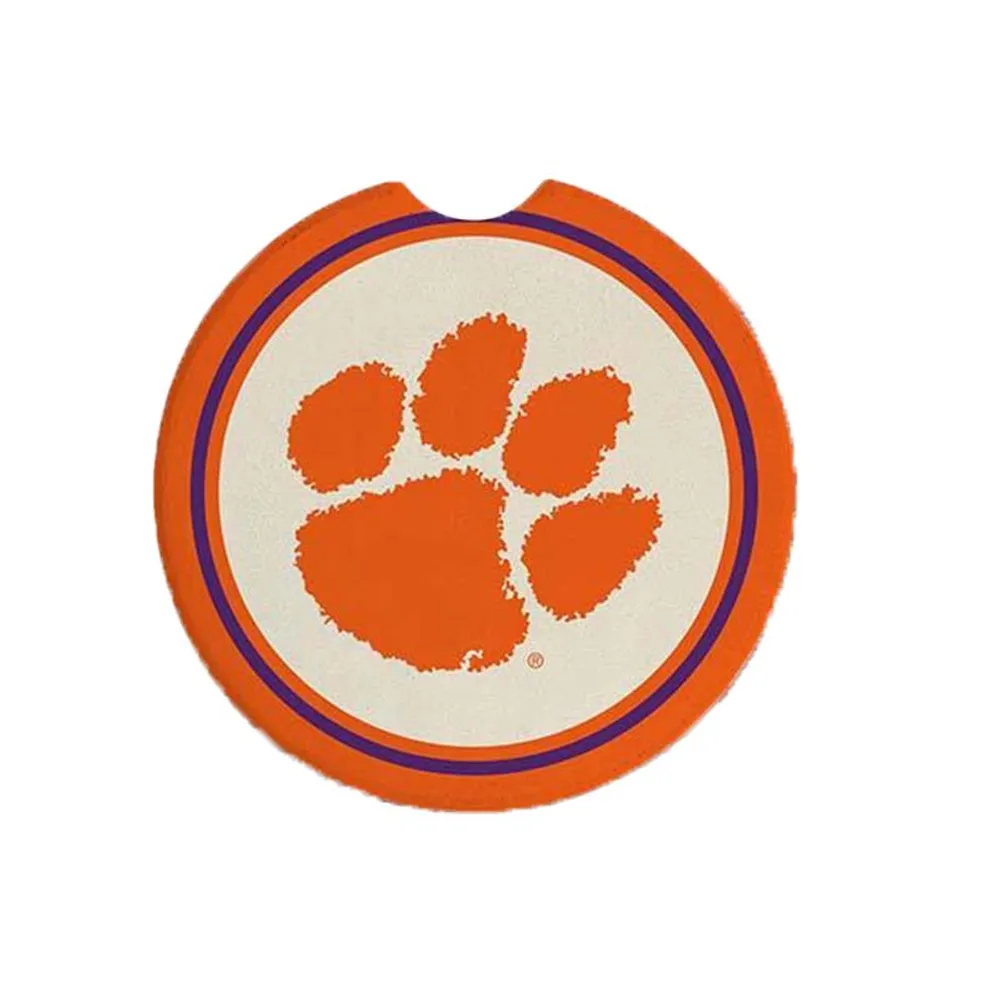 Clemson Car Coaster 2 Pack