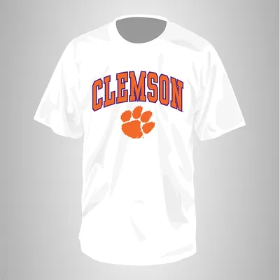 Clemson 2 Color Arch Short Sleeve T-Shirt