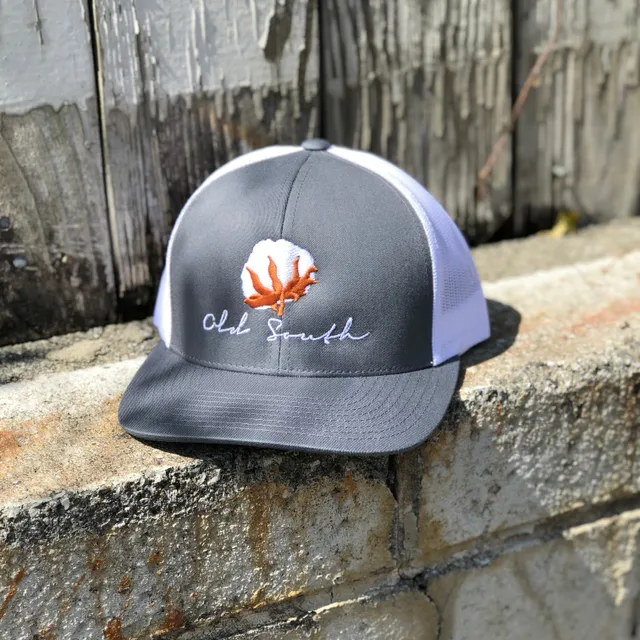 Old South Cotton Trucker Hat Grey