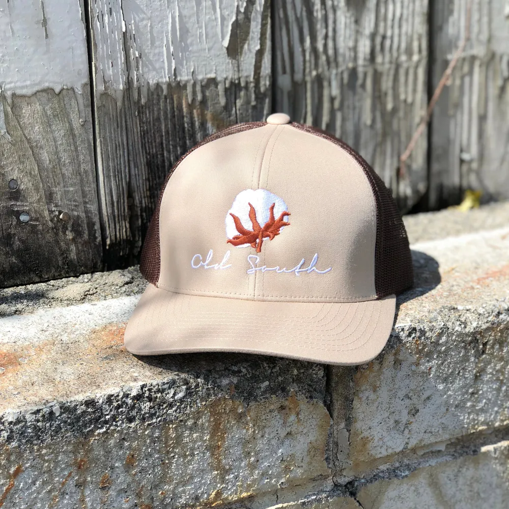 Cotton Trucker Hat Khaki