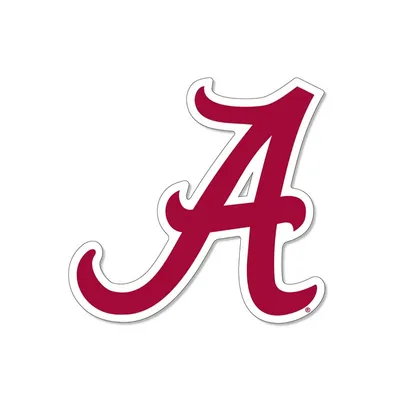 3 inch Crimson Alabama Script A Decal