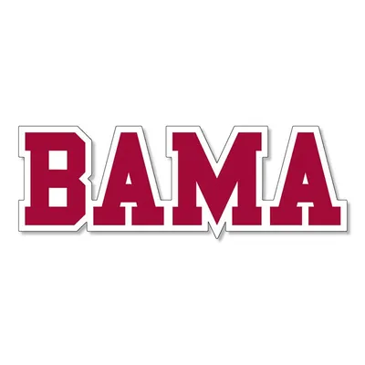 6 inch Block Bama Decal