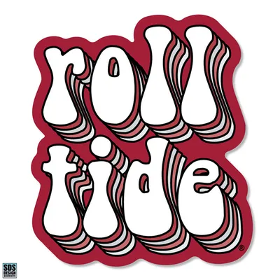 3 inch Roll Tide Bubble Decal