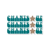 3 inch Chants Up Star Decal