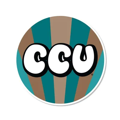3 inch Circle and Stripes CCU Decal