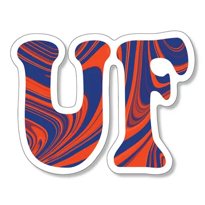 3 inch University of Florida Swirl Decal