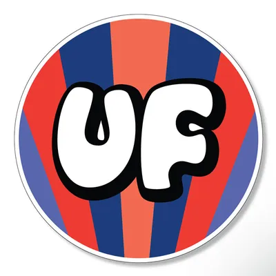 3 inch University of Florida Circle Stripe Decal