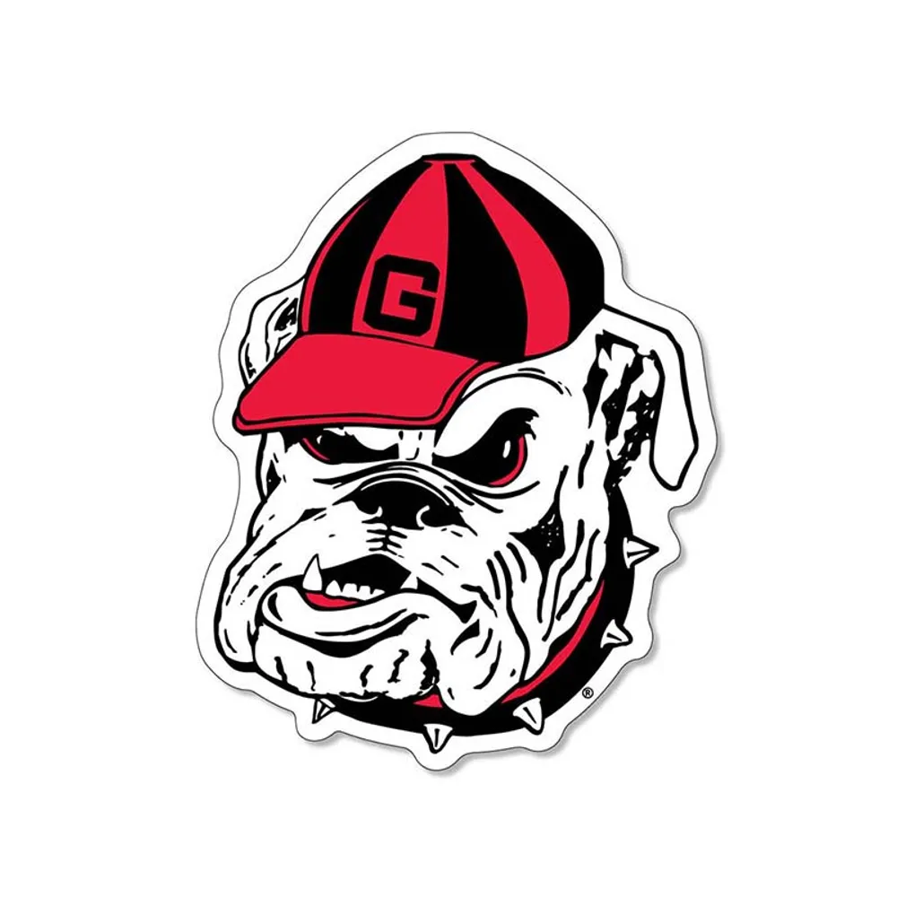 3 inch UGA Retro Bulldog Decal