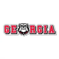 10 inch UGA Bulldog Decal