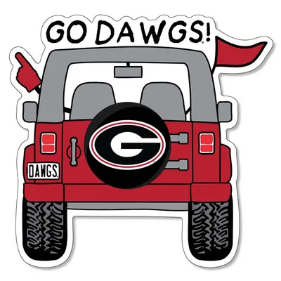 3 inch Go Dawgs Jeep Decal