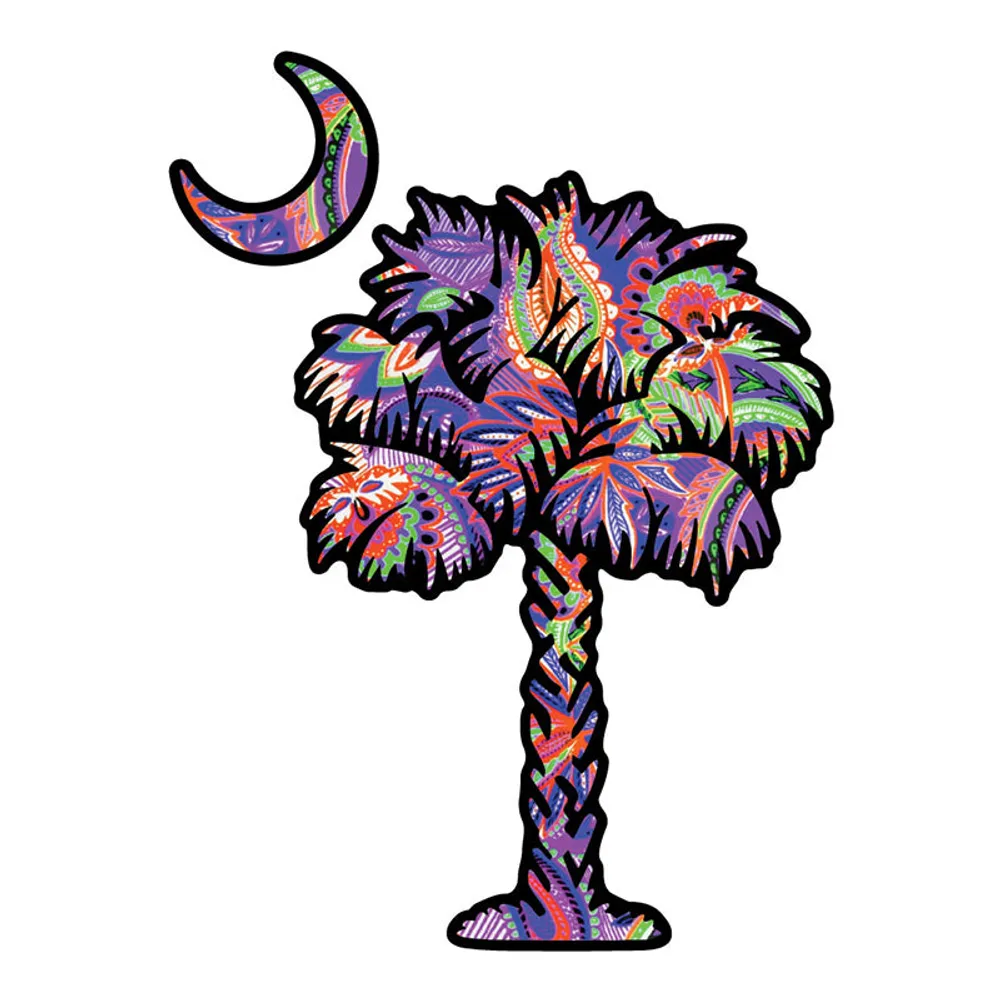 Palmetto Tree Mini 2 inch Decal