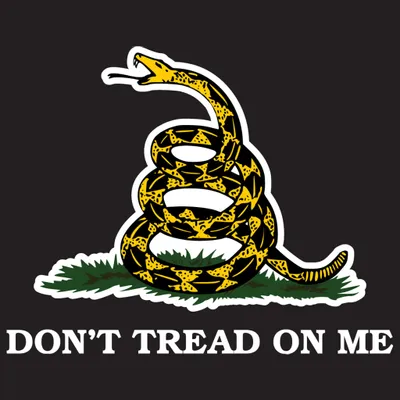 Don't Tread On Me 3 inch Decal