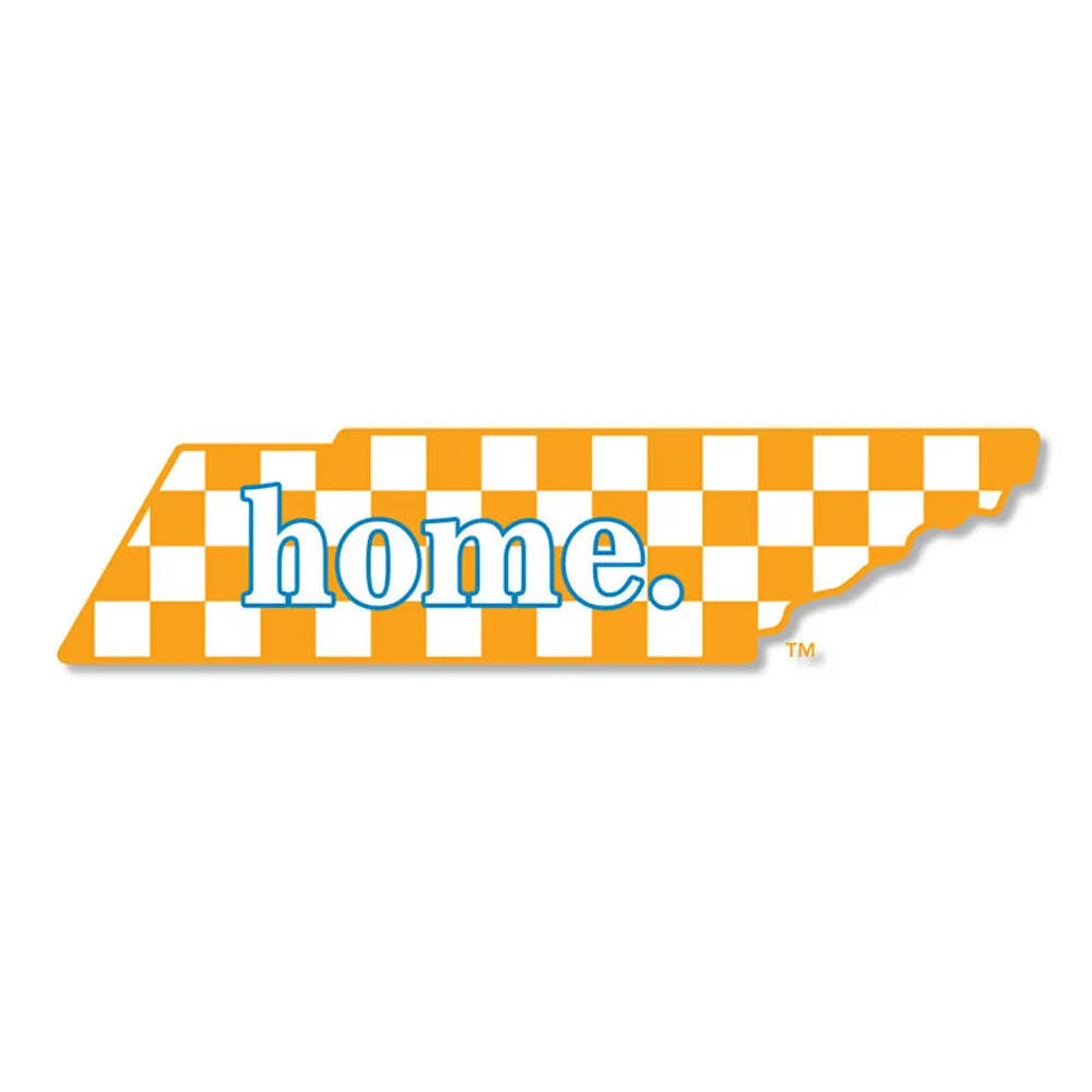 6 inch Checkered Tennessee State Home Decal