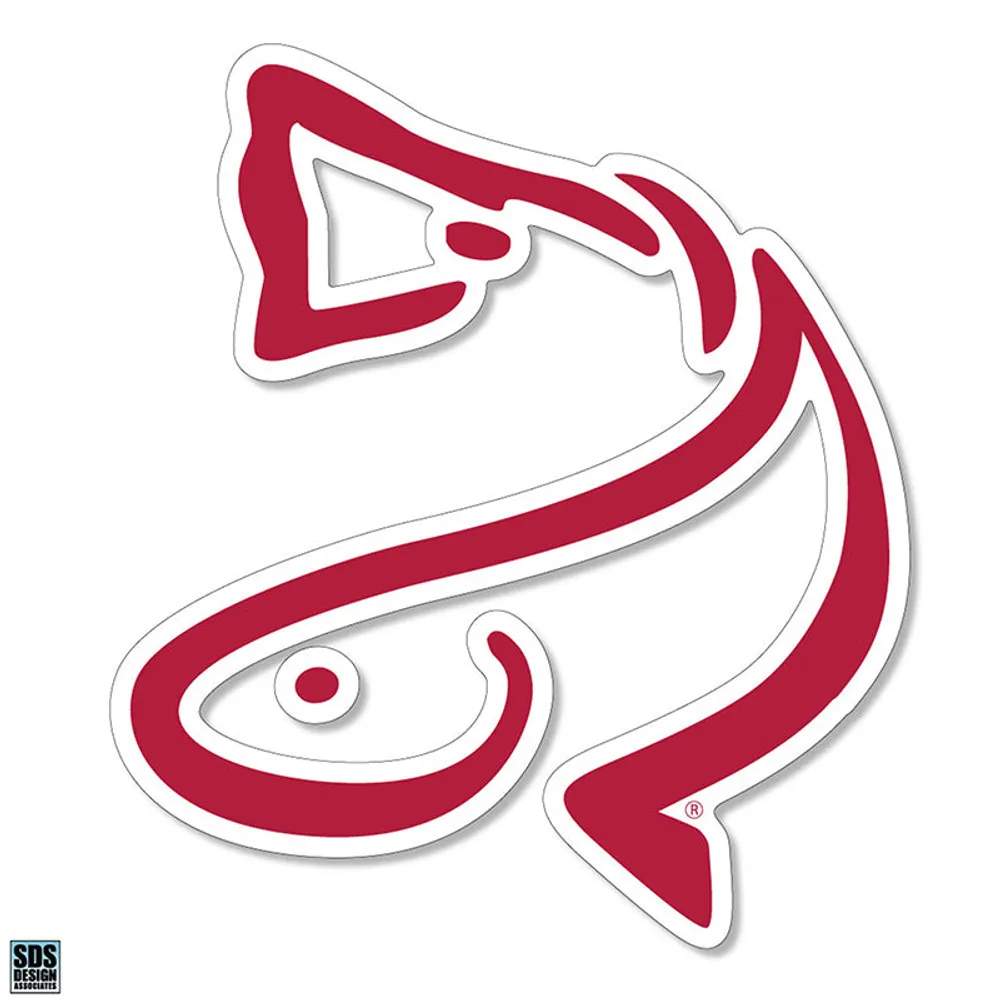 Mini 2 inch Charleston Angler Red Drum Vinyl Decal