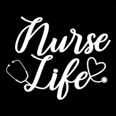 Nurse Life 6 inch Vinyl Decal