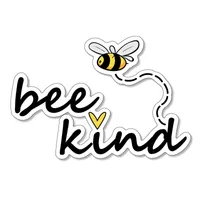 Bee Kind 3 inch Vinyl Decal