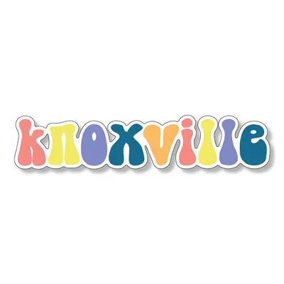 3 inch Colorful Knoxville Decal