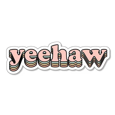 3 inch Yeehaw Decal