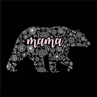 3 Inch Floral Mama Bear Decal