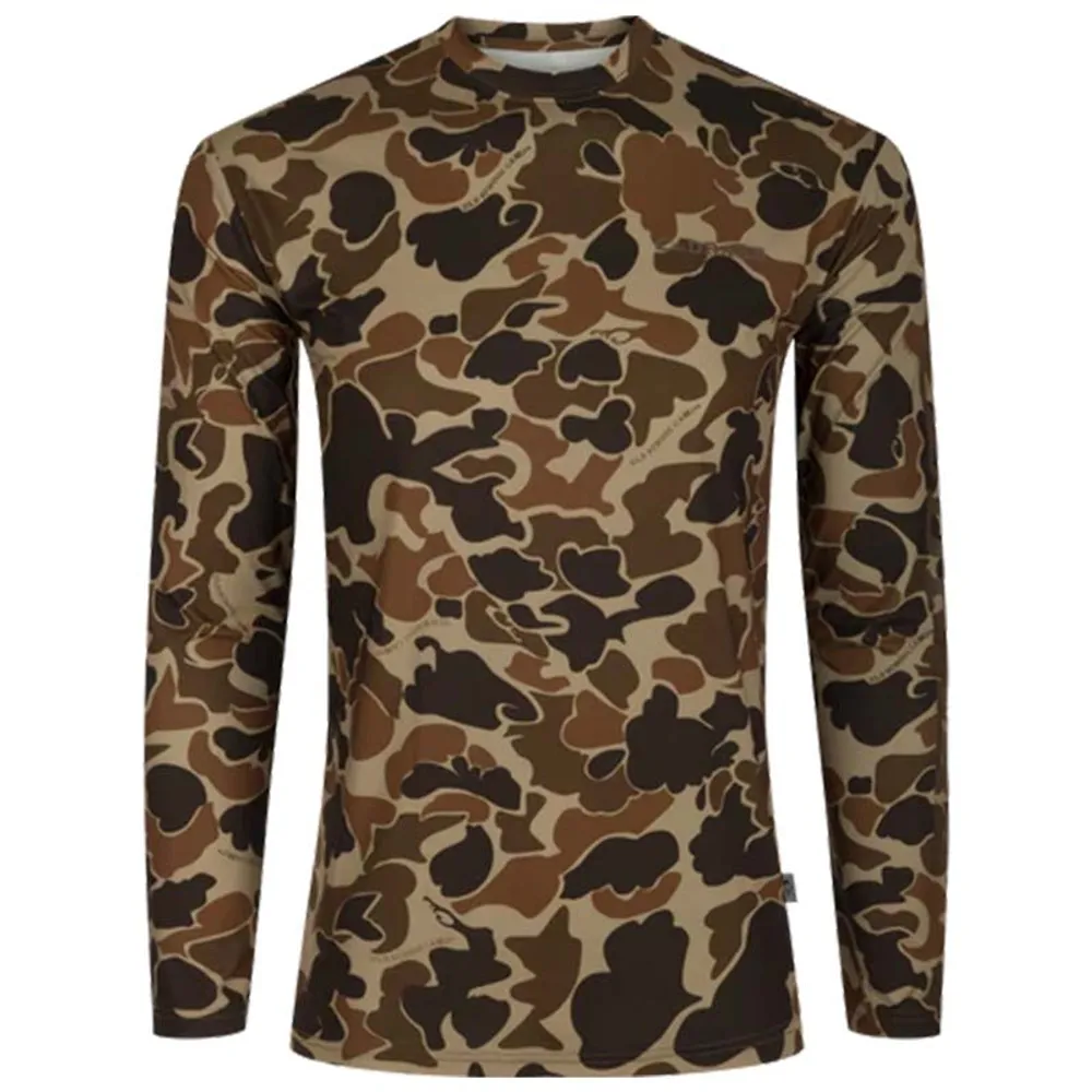 Camo Performance Crew Long Sleeve T-Shirt