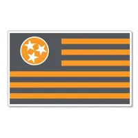 6 inch Tennessee Flag Decal