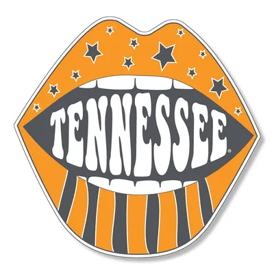 3 inch UT Stars and Stripes Lips Decal