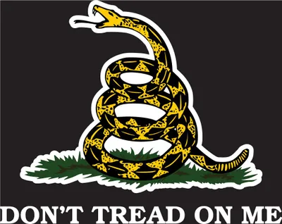 Don't Tread 6 inch Decal