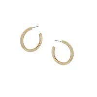 Brushed Gold inch Earrings