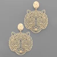 Filigree Tiger Earrings