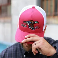 Flying Wood Duck Trucker Hat