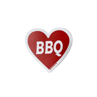 BBQ Heart Sticker